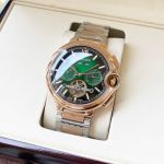 Cartier Watch Automatic Mechanical Movement Stainless Steel 44*12MM Green Gold Watch